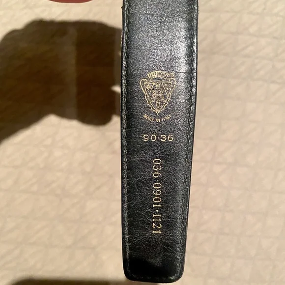 Vintage Authentic Gucci Reversible Leather Belt - Picture 8 of 10